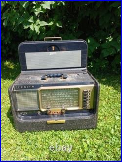 Zenith Trans-oceanic Portable Radio B600 Shortwave Multiple Band Parts Read