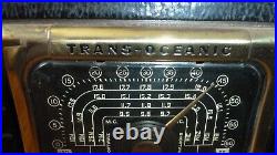 Zenith Transoceanic Radio Vintage Tube Shortwave Tested Parts Restoration